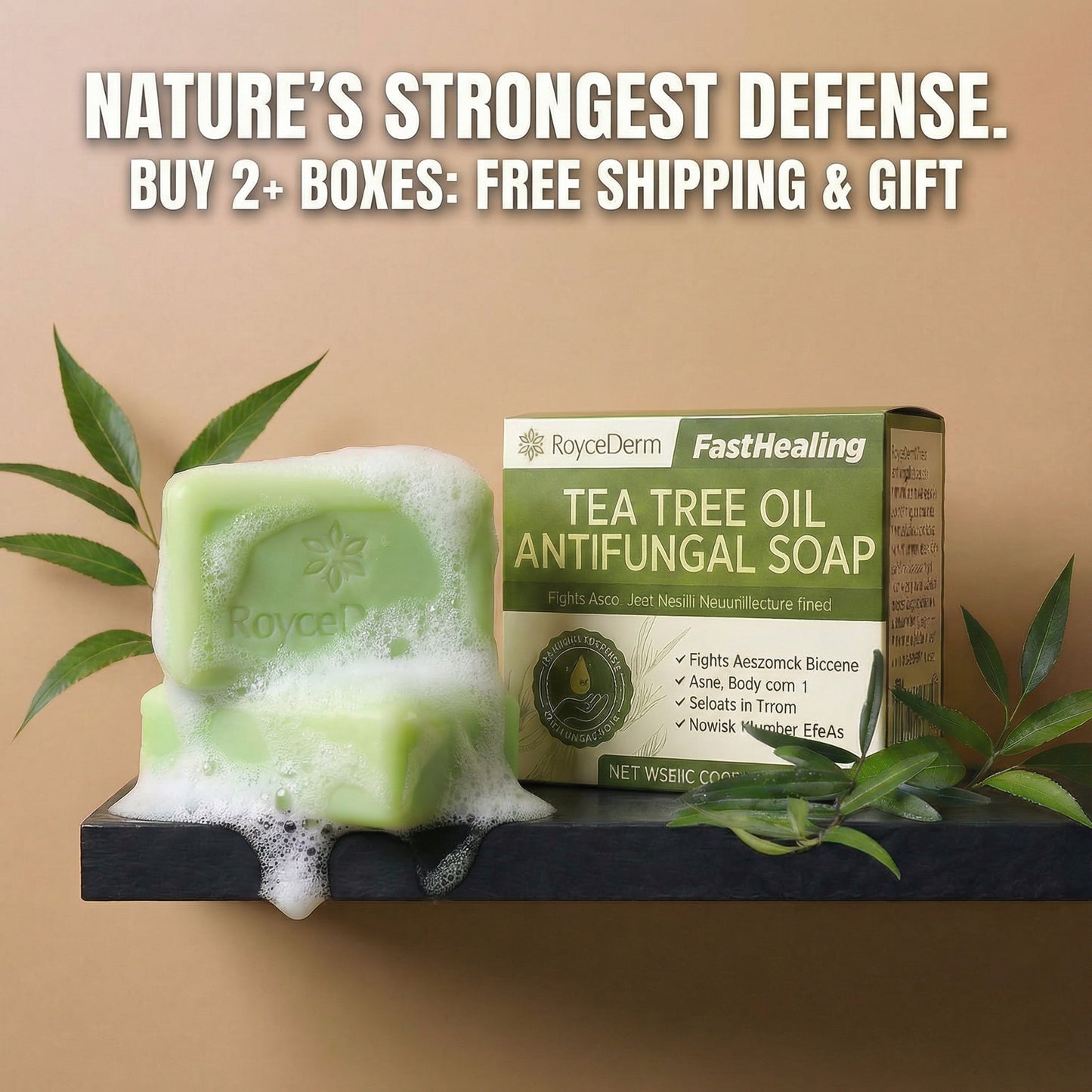 The Royce Derm AntiFungal Relief Soap Bar