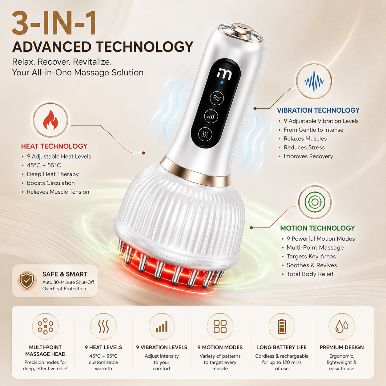 PurePulse™ Heated Body Massager