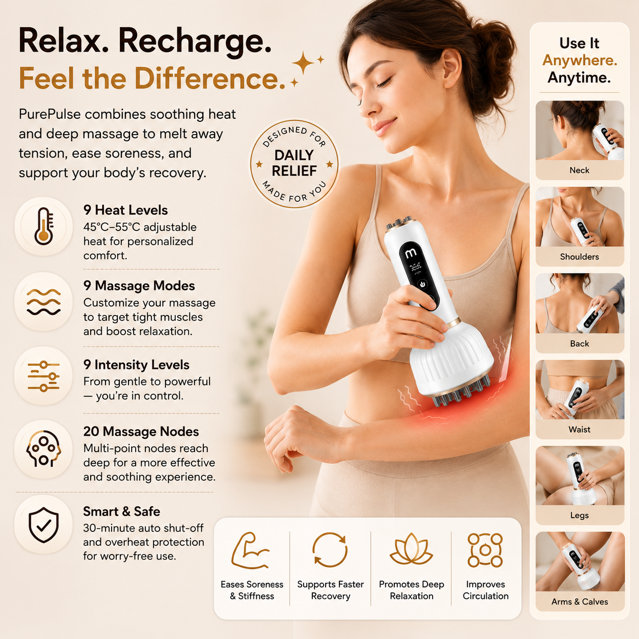 PurePulse™ Heated Body Massager