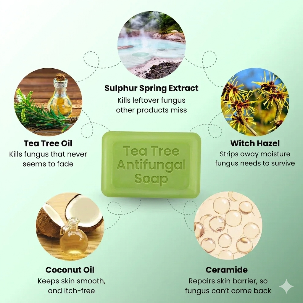The Royce Derm AntiFungal Relief Soap Bar